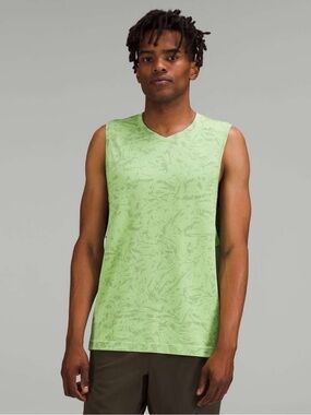 Lululemon Mens Metal Vent Tech Sleeveless T Shirt 2.0 Size Medium Style# M1221S